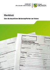 Vorschaubild zum Artikel Merkblatt über die steuerlichen Beistandspflichten der Notare