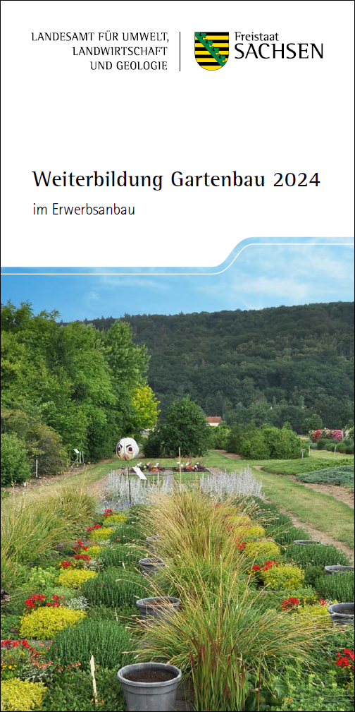 Weiterbildung Gartenbau 2024 - Publikationen - sachsen.de