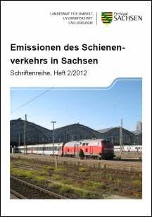 Emissionen des Schienenverkehrs in Sachsen