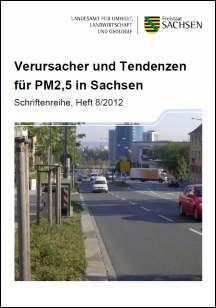 Verursacher und Tendenzen für PM2,5 in Sachsen