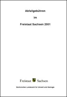 Vorschaubild zum Artikel Abfallgebühren im Freistaat Sachsen 2001
