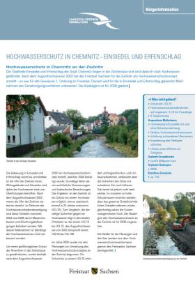 Hochwasserschutz in Chemnitz – Einsiedel und Erfenschlag