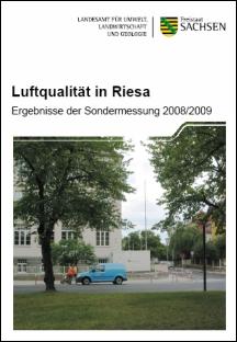 Luftqualität in Riesa - Ergebnisse der Sondermessung 2008/2009