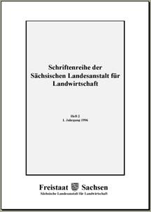 Vorschaubild zum Artikel Schriftenreihe der Sächsischen Landesanstalt für Landwirtschaft