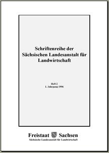 Vorschaubild zum Artikel Schriftenreihe der Sächsischen Landesanstalt für Landwirtschaft