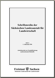 Vorschaubild zum Artikel Schriftenreihe der Sächsischen Landesanstalt für Landwirtschaft