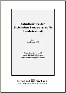 Schriftenreihe 1998 Heft 1, 3. Jahrgang - Nitratbericht 1996/97 unter Berücksichtigung der Untersuchungen ab 1990