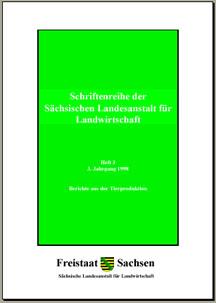 Schriftenreihe 1998 Heft 3, 3. Jahrgang - Berichte aus der Tierproduktion