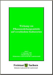 Schriftenreihe 1998 Heft 5, 3. Jahrgang - Wirkung von Pflanzenstärkungsmitteln auf verschiedene Kulturarten