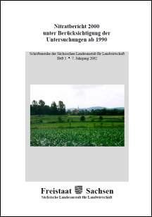 Schriftenreihe 2002 Heft 1, 7. Jahrgang - Nitratbericht 2000 unter Berücksichtigung der Untersuchungen ab 1990