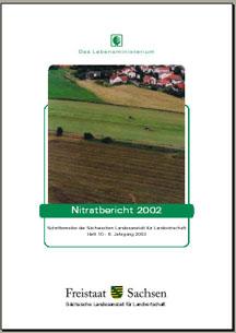 Schriftenreihe 2003 Heft 10, 8. Jahrgang - Nitratbericht 2002 unter Berücksichtigung der Untersuchungen ab 1990