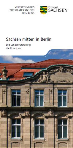 Imageflyer der Sächsischen Landesvertretung in Berlin