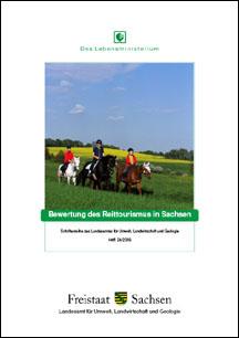 Schriftenreihe 2008 Heft 24 - Bewertung des Reittourismus in Sachsen Bild