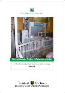 Schriftenreihe 2008 Heft 34 - Nichtantibiotische Zusätze im Schweinemastfutter Bild