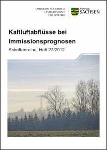 Kaltluftabflüsse bei Immissionsprognosen