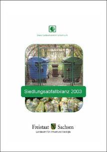 Vorschaubild zum Artikel Siedlungsabfallbilanz 2003