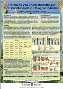 Erprobung von Energiefruchtfolgen für D-Südstandorte zur Biogasproduktion