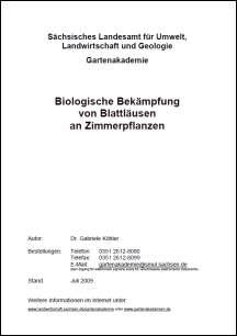 Vorschaubild zum Artikel Biologische Bekämpfung von Blattläusen an Zimmerpflanzen