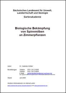 Vorschaubild zum Artikel Biologische Bekämpfung von Spinnmilben an Zimmerpflanzen