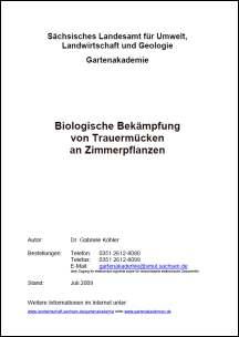 Vorschaubild zum Artikel Biologische Bekämpfung von Trauermücken an Zimmerpflanzen