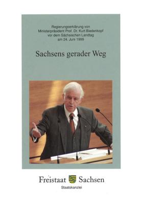 Vorschaubild zum Artikel Regierungserklärung von Ministerpräsident Prof. Dr. Kurt Biedenkopf
