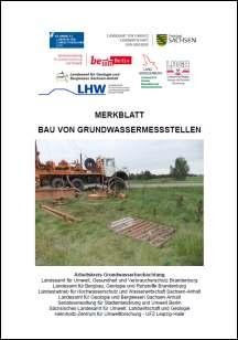 Merkblatt Bau von Grundwassermessstellen