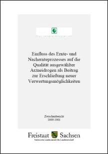 Vorschaubild zum Artikel Einfluss des Ernte- und Nachernteprozesses auf die Qualität ausgewählter Arzneidrogen als Beitrag zur Erschließung neuer Verwertungsmöglichkeiten