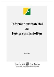 Informationsmaterial zu Futterzusatzstoffen