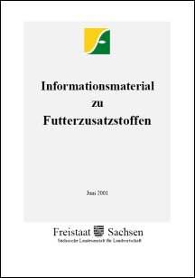 Informationsmaterial zu Futterzusatzstoffen