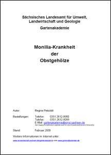Monilia-Krankheit der Obstgehölze
