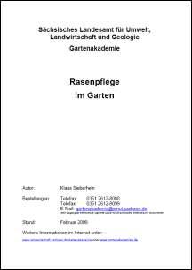 Rasenpflege im Garten