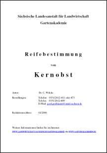 Reifebestimmung von Kernobst