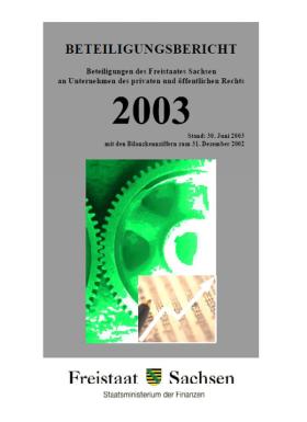 Vorschaubild zum Artikel Beteiligungsbericht 2003