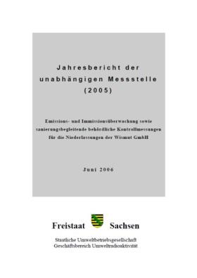 Vorschaubild zum Artikel Jahresbericht der unabhängigen Messstelle (2005)