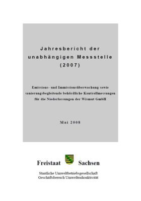 Vorschaubild zum Artikel Jahresbericht der unabhängigen Messstelle (2007)