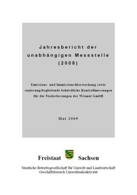 Vorschaubild zum Artikel Jahresbericht der unabhängigen Messstelle (2008)