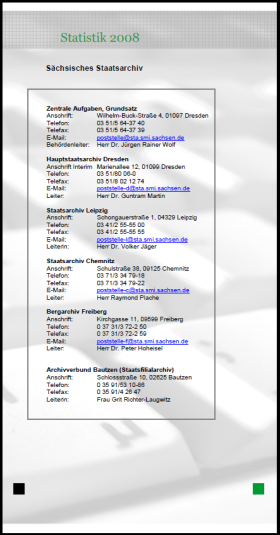 Vorschaubild zum Artikel Sächsisches Staatsarchiv, Statistik 2008