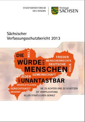 Sächsischer Verfassungsschutzbericht 2013