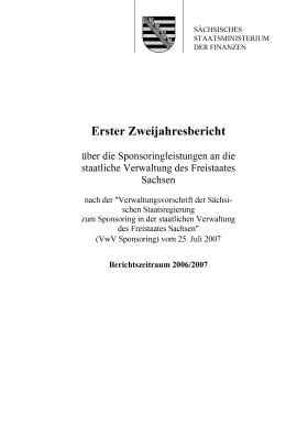 Vorschaubild zum Artikel Sponsoringbericht 2006/2007