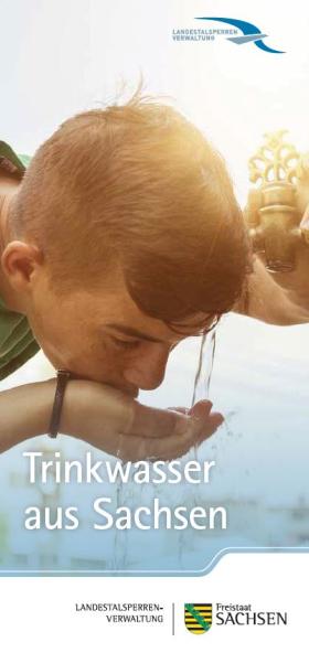 Cover Faltblatt Trinkwasser aus Sachsen