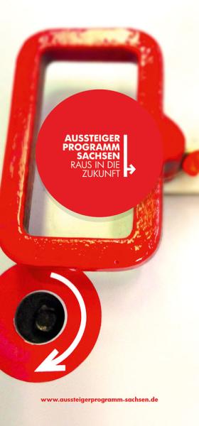 Flyer AUSSTEIGERPROGRAMM SACHSEN