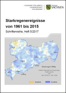 Starkregenereignisse von 1961 bis 2015