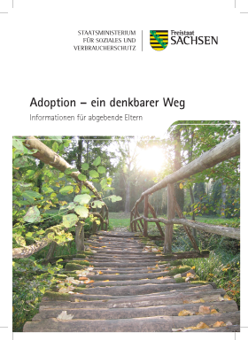 Adoption - ein denkbarer Weg. Informationen für abgebende Eltern