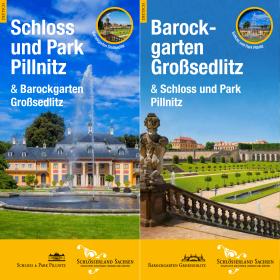 Informationsflyer Schloss & Park Pillnitz/Barockgarten Großsedlitz