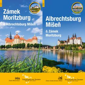 Informationsflyer Zámek Moritzburg/Zámek Albrechtsburg Míšeň