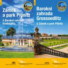 Informationsflyer Zamek a park Pillnitz & Barokni zahrada Großsedlitz