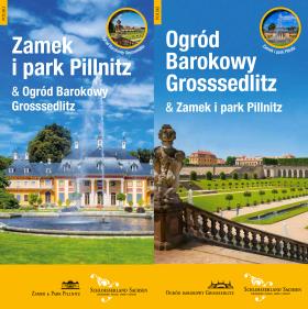 Informationsflyer Zamek i park Pillnitz & Ogród Barokowy Grosssedlitz