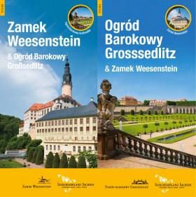Informationsflyer Zamek Weesenstein & Ogród Barokowy Großsedlitz
