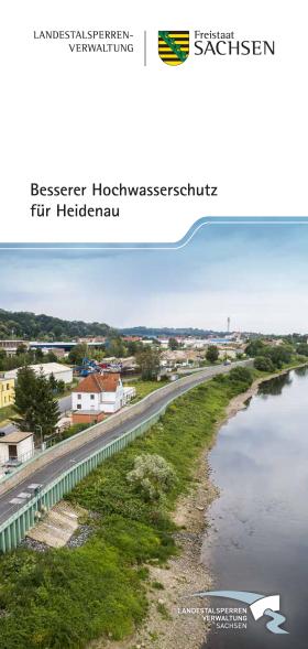 Titelbild Flyer Hochwasserschutz Heidenau