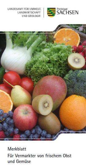 Merkblatt für Vermarkter von frischem Obst und Gemüse